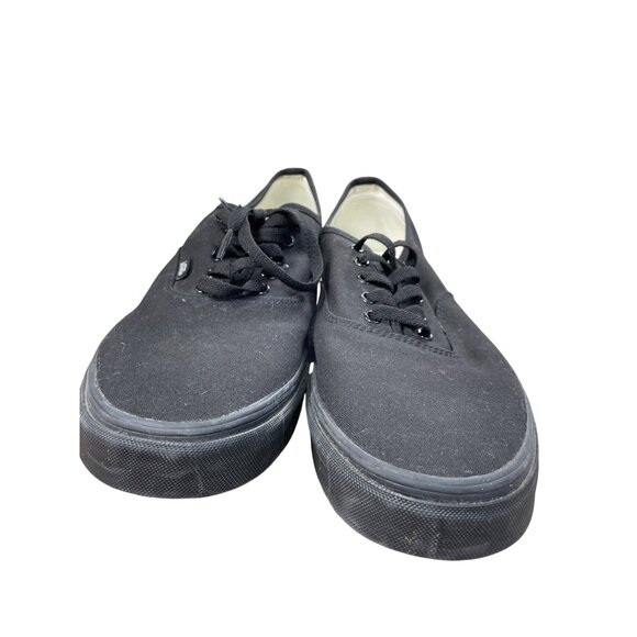 Vans Authentic Low-Top Black Canvas Sneakers Size 14 SKU 8777 - Picture 5 of 14